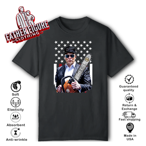 Elon Musk Chainsaw T Shirt