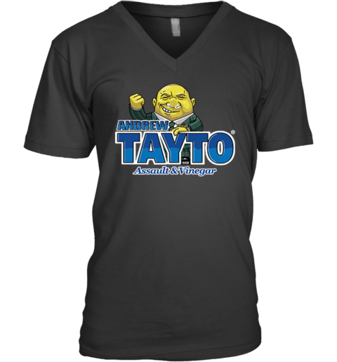 Conor Mcgregor Andrew Tayto Assault Amp Vinegar V Neck T Shirt