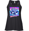 Eat The Rich Whale Racerback Tank