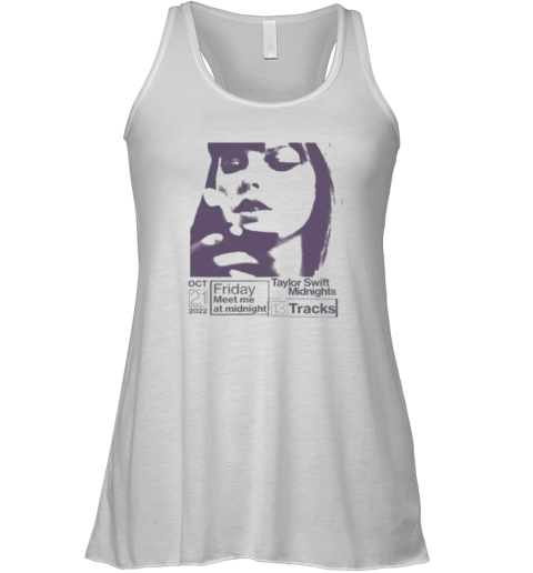 Asahi Treasure Wearing Taylor Swifts Midnights Racerback Tank