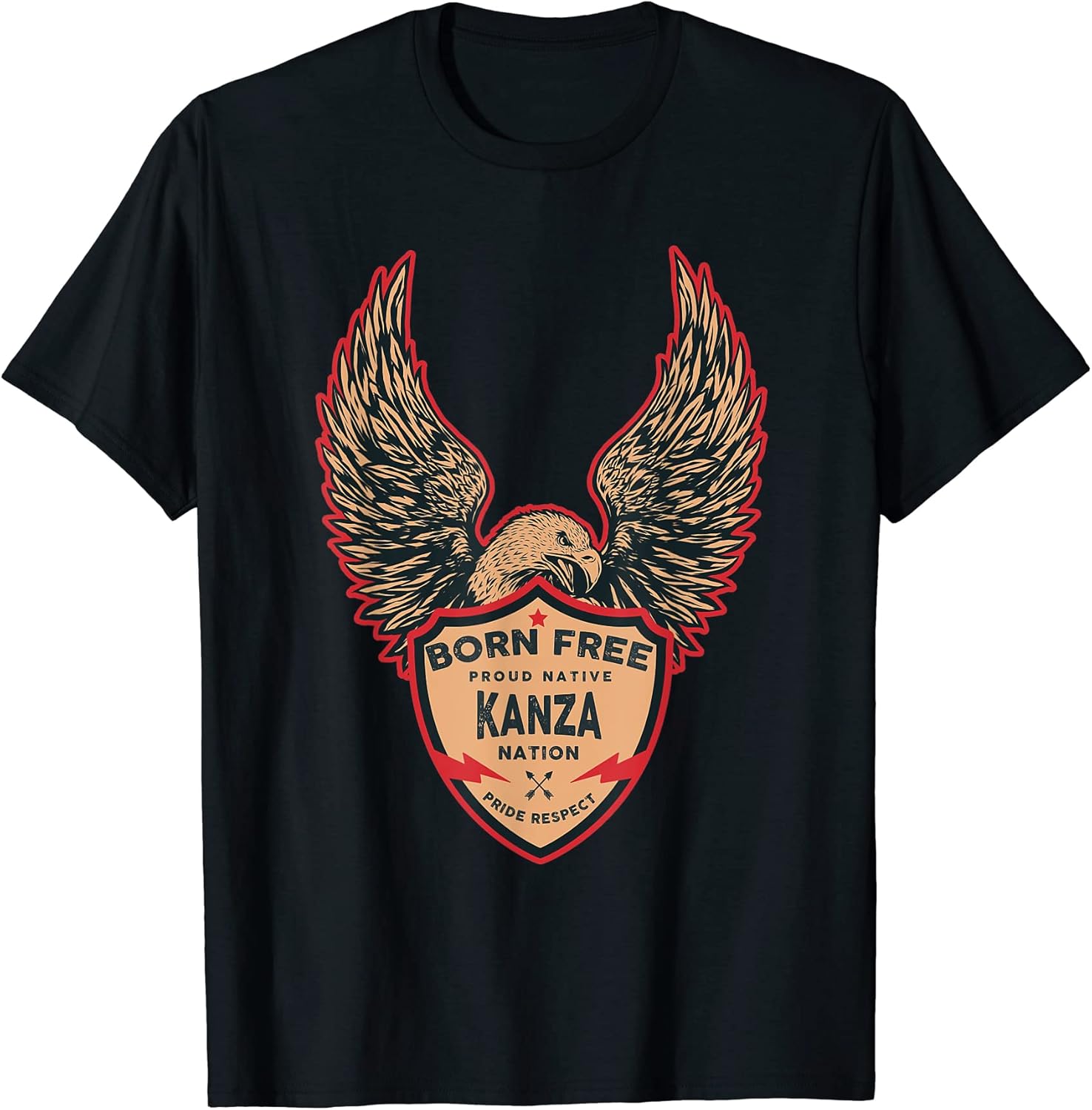 Kanza Native American Indian Born Freedom Eagle
