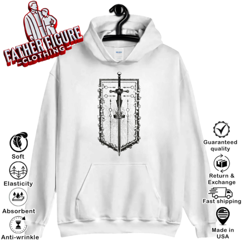 Even In Arcadia Damocles Crest Flag Hoodie