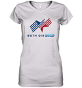 Both Die 2025 Logo Women039S V Neck T Shirt