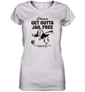 Chance Get Out Of Jail Free Women039S V Neck T Shirt