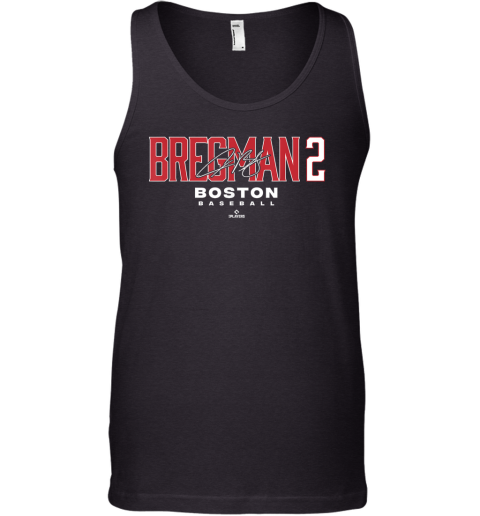City Alex Bregman 2 Boston Baseball Mlbpa Tank Top