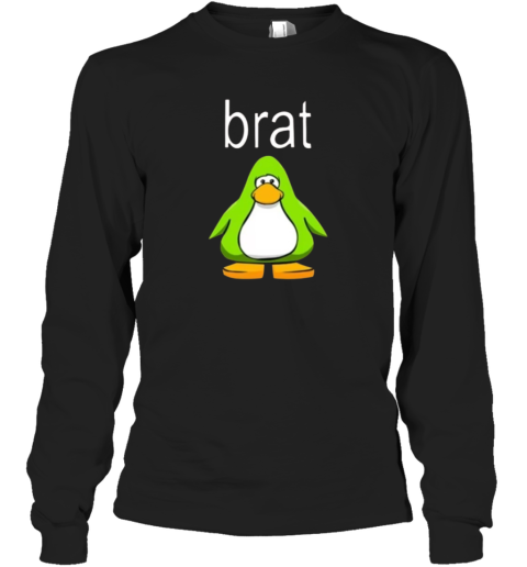 Charli Xcx Brat Penguin Club Brat Long Sleeve T Shirt