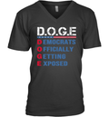 Doge Democrats Officially Getting Exposed V Neck T Shirt