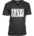 Anti Islam Fuck Islam V Neck T Shirt