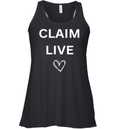 Claim Live Racerback Tank