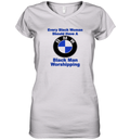Black Man Worshipping Women039S V Neck T Shirt
