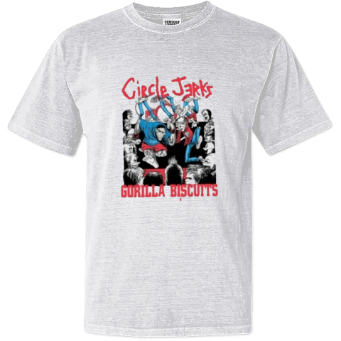 Circle Jerks With Gorilla Biscuits 2025 Dyed Heavyweight T Shirt