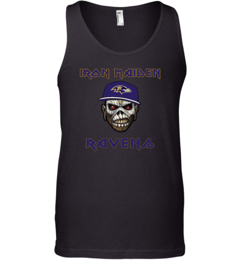 Baltimore Ravens Iron Maiden Rock Band Music Tank Top