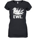 Angry Sheep Ewe Pun Farmer Market Homesteader Women039S V Neck T Shirt