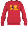 Caitlin Clark Shoot Like A Girl Sweatshirt