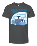Chillin039 With My Pops033 Premium Youth T Shirt