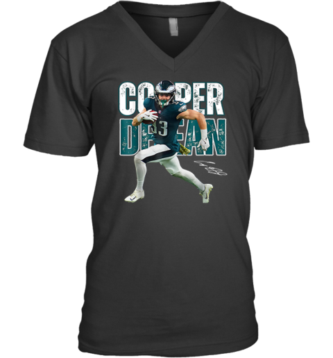Cooper Dejean Philadelphia Eagles V Neck T Shirt