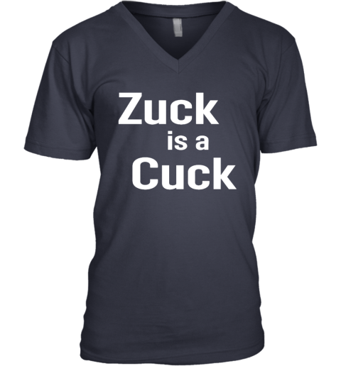 Elon Musk Zuck Is A Cuck V Neck T Shirt