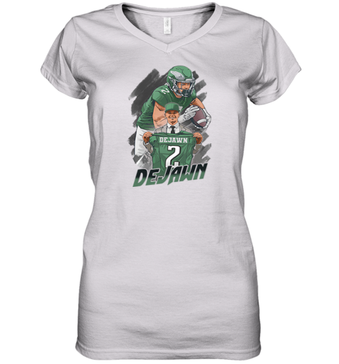 Cooper Dejean Dejawn Philadelphia Eagles Women039S V Neck T Shirt