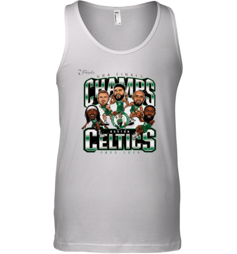 Boston Celtics White 2024 Nba Finals Champions Tank Top