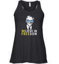 Believe In Freedom Libertarian Ron Paul Racerback Tank