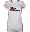 Bdsm Bench Deadlifts Squats Military Press Women039S V Neck T Shirt