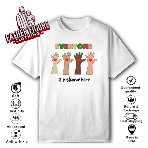Everyone Is Welcome Here Idaho Teacher T Shirt