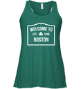 Boston Celtics Welcome To Boston Est 1946 Racerback Tank
