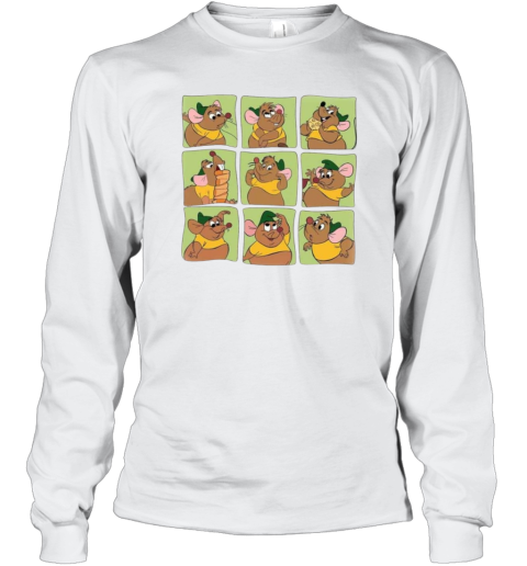 Disney Cinderella Gus Emotions Box Up Long Sleeve T Shirt