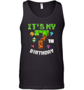 It039S My 7Th Birthday Video Game Pixel Tank Top