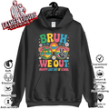 Bruh We Out Happy Last Day Of School Groovy Hoodie