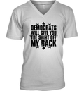 Democrats Will Give You The Shirt Off My Back Vintage V Neck T Shirt