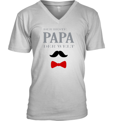 Der Beste Papa Der Welt V Neck T Shirt