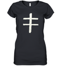 Burn The System Women039S V Neck T Shirt