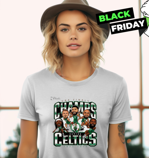 Boston Celtics White 2024 Nba Finals Champions Women039S T Shirt
