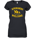 Afrikaners Welcome Bring Your Families South African Refugee Women039S V Neck T Shirt
