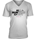 All Runners Count Gift For Runners And Joggers Run Strong Run V Neck T Shirt
