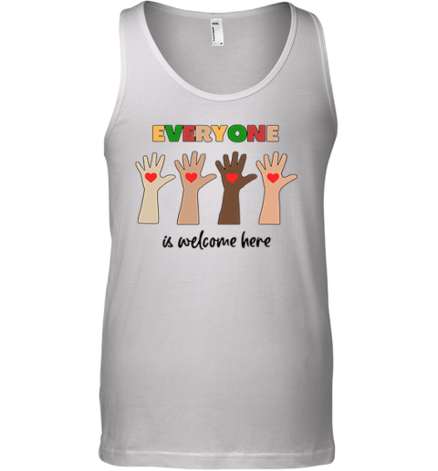 Everyone Is Welcome Here Idaho Teacher Tank Top
