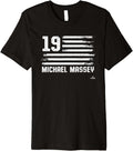 Flag Stripes Michael Massey Kansas City Baseball MLBPA Premium