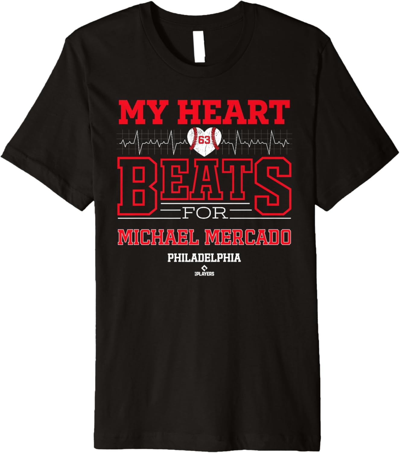 My Heart Beats for Michael Mercado Philadelphia Baseball Premium