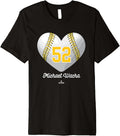 Baseball Heart Number Michael Wacha San Diego MLBPA Premium