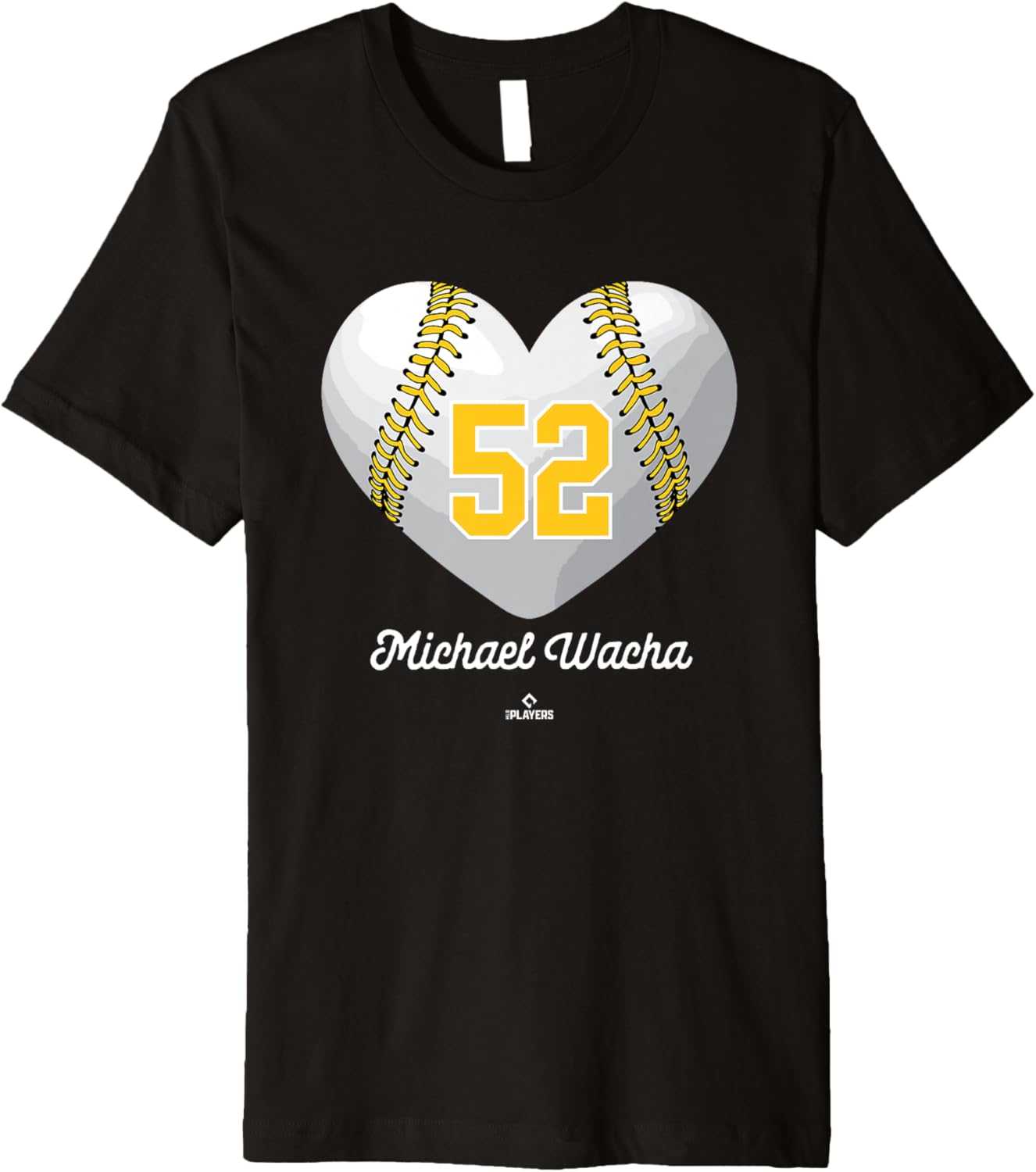 Baseball Heart Number Michael Wacha San Diego MLBPA Premium
