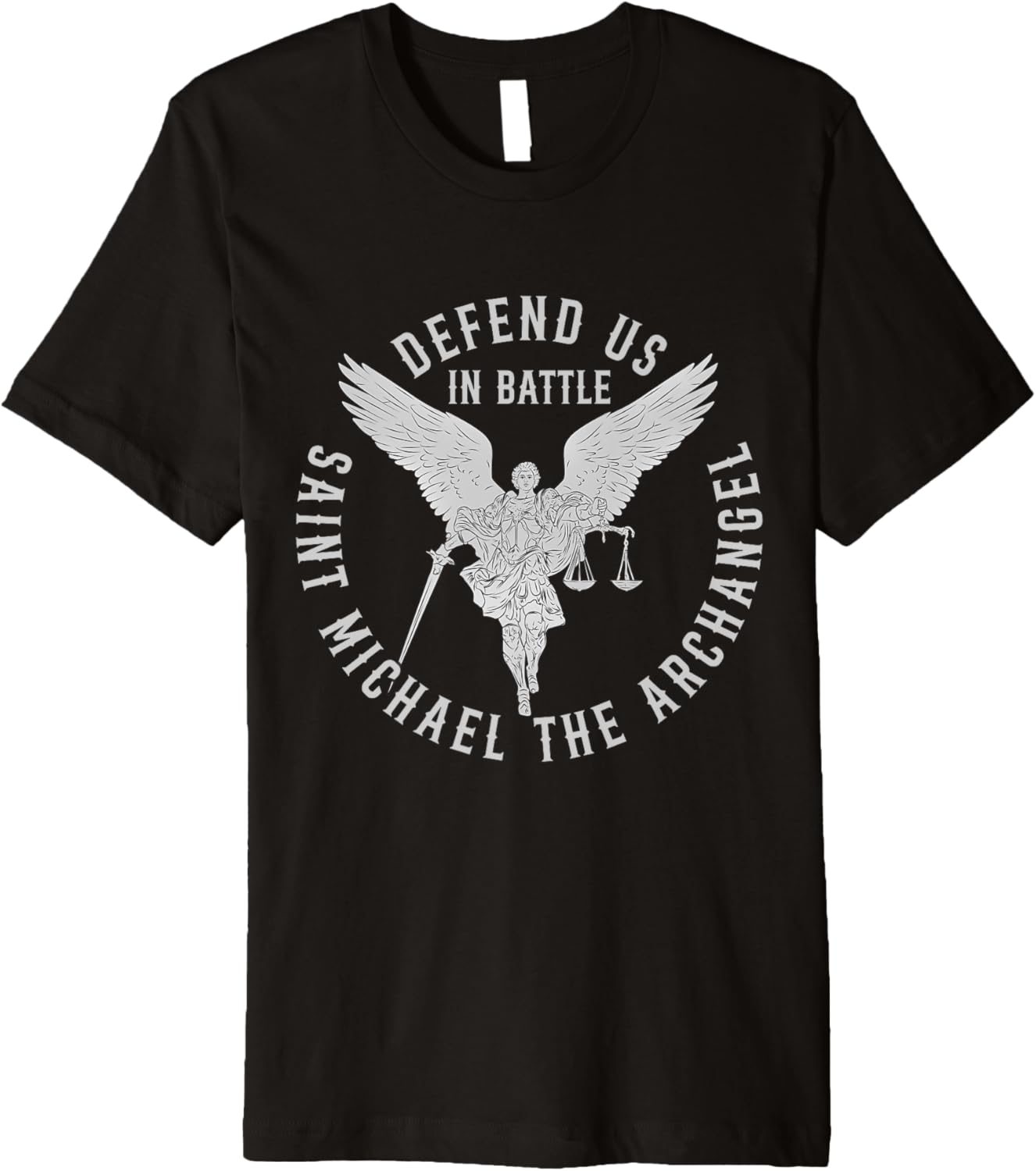 Defend us in battle Saint Michael the archangel Premium
