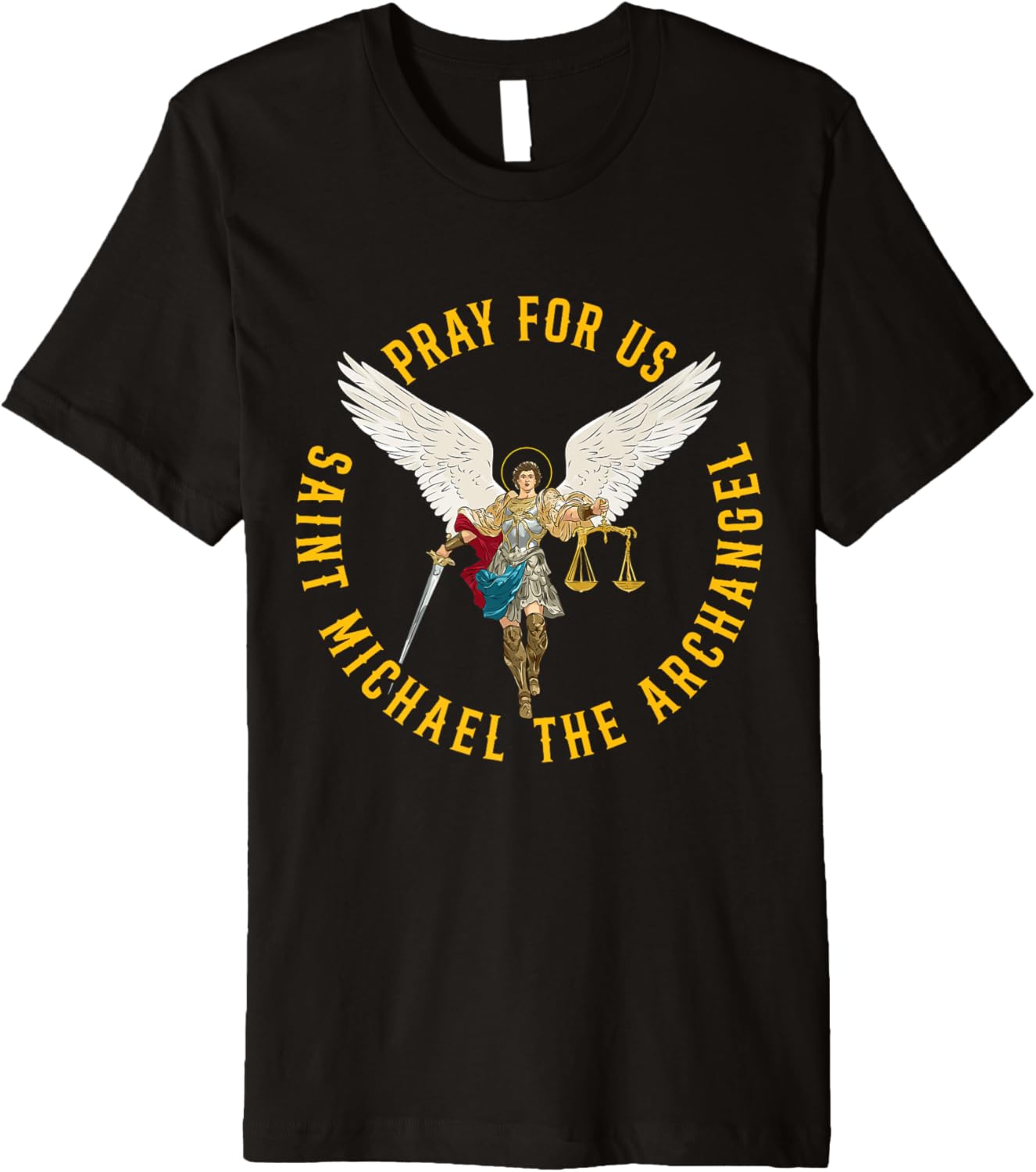 Pray for us Saint Michael the archangel Premium