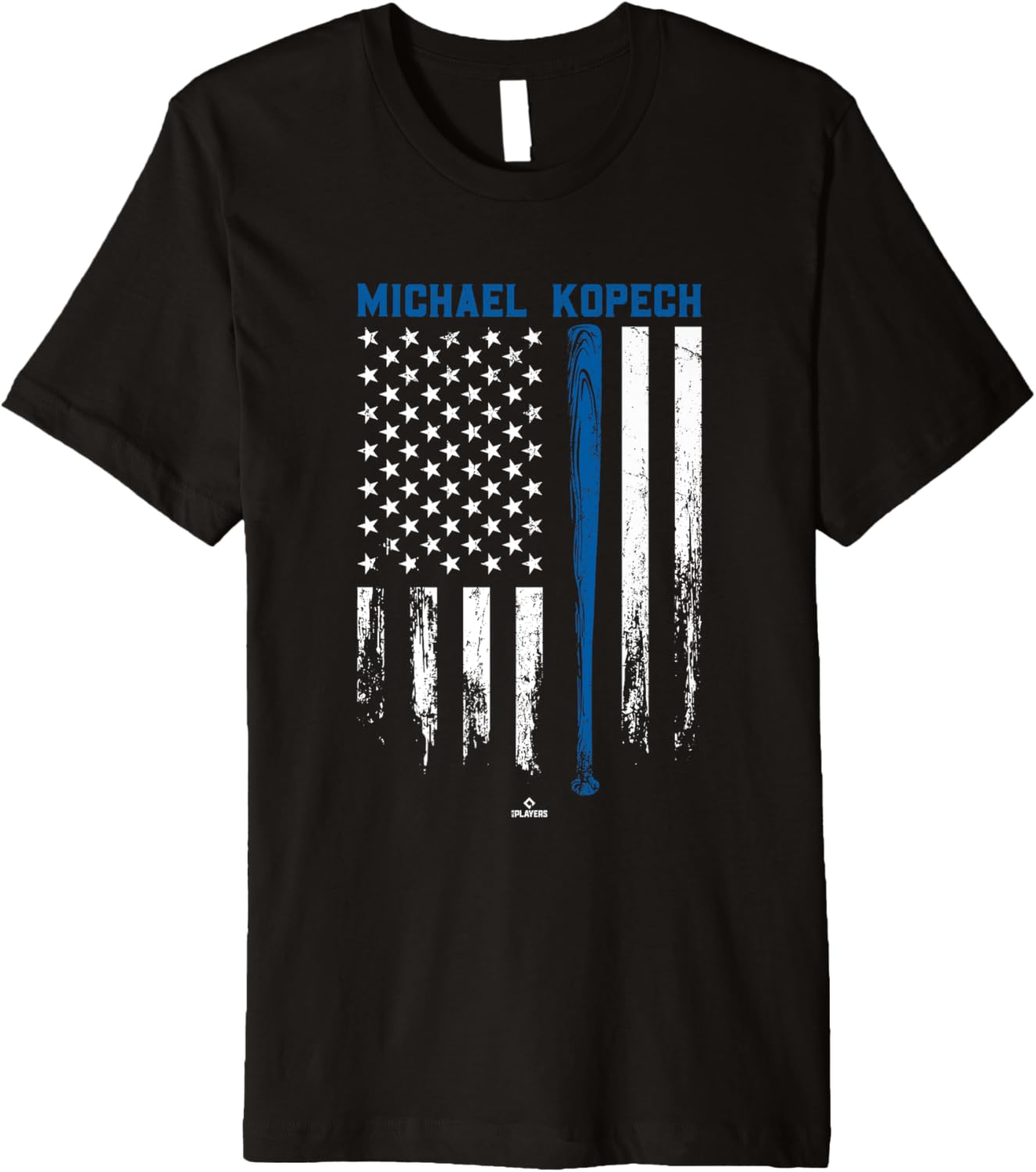 USA Flag Bat Michael Kopech Los Angeles Baseball MLBPA Premium