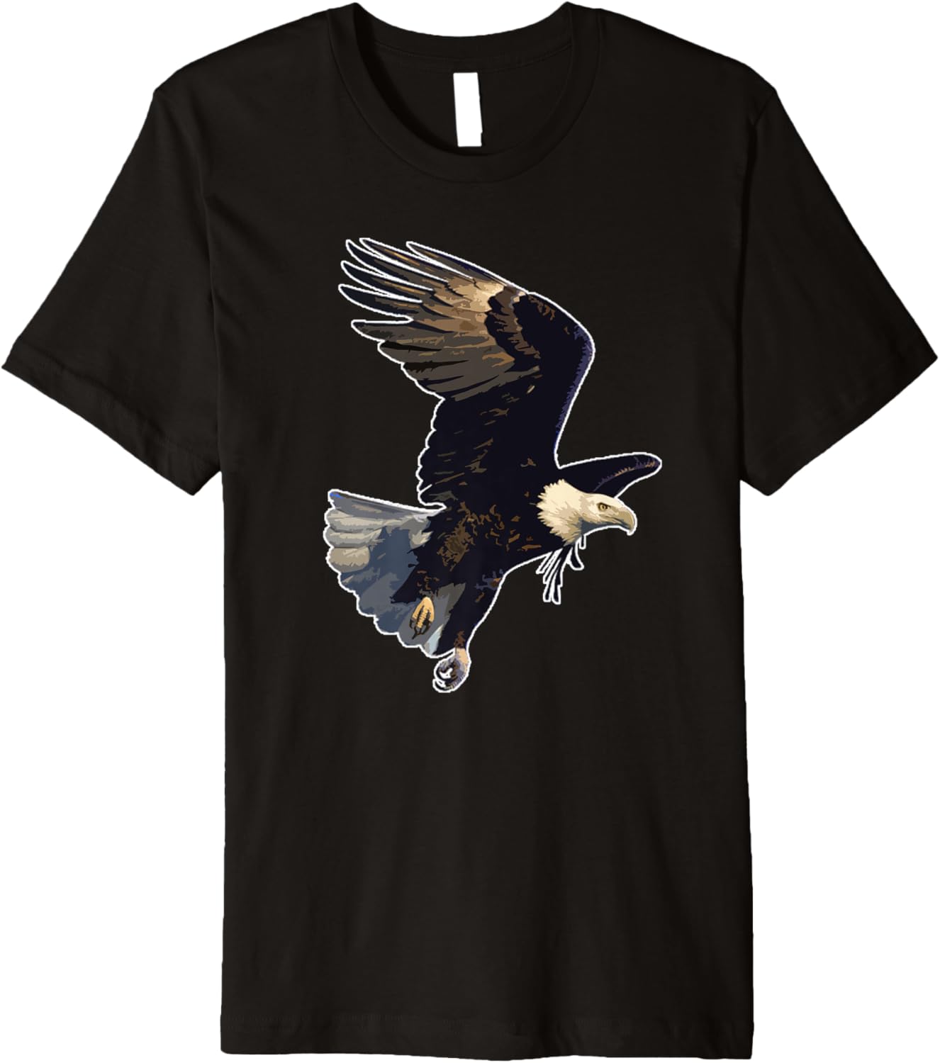 Majestic Flying American Bald Eagle Premium