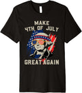 Make 4th of July Great Again Patriotic Blad Eagle American Premium