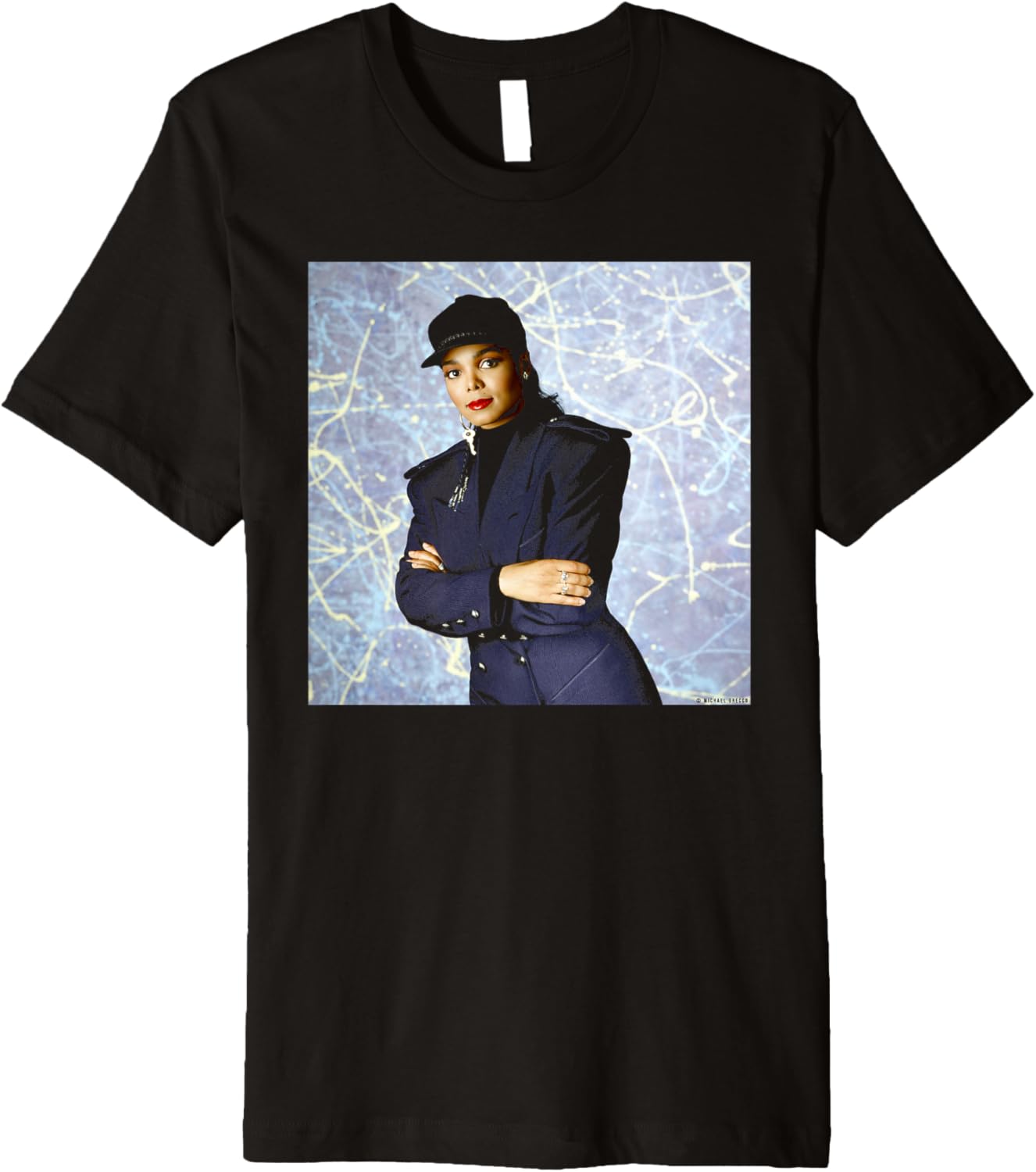 Janet Jackson 1989 LA Portrait by Michael Grecco Premium