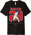 Number & Portrait Michael Busch Chicago MLBPA Premium