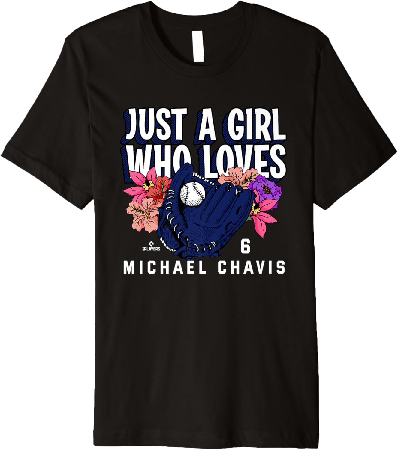 Just A Girl Who Loves Michael Chavis Washington MLBPA Premium