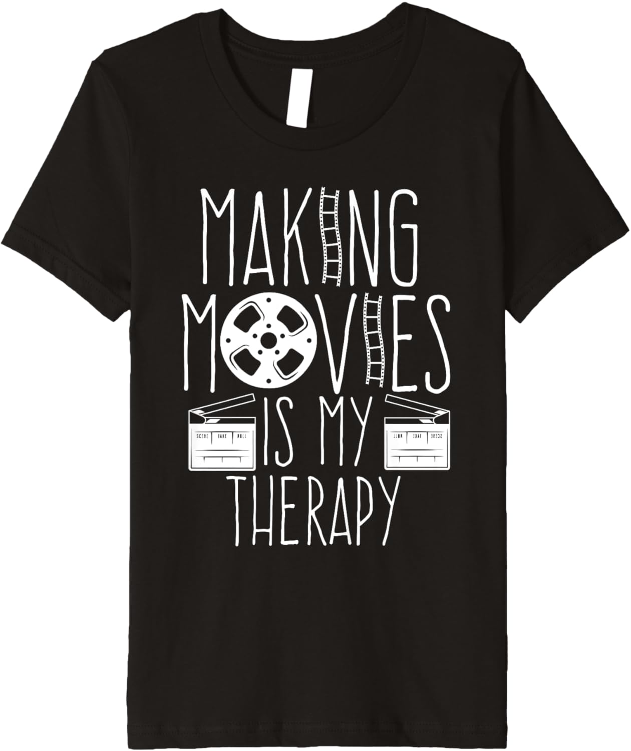 Making Movies Is My Therapy Joke Filmmaking Filmmaker Premium